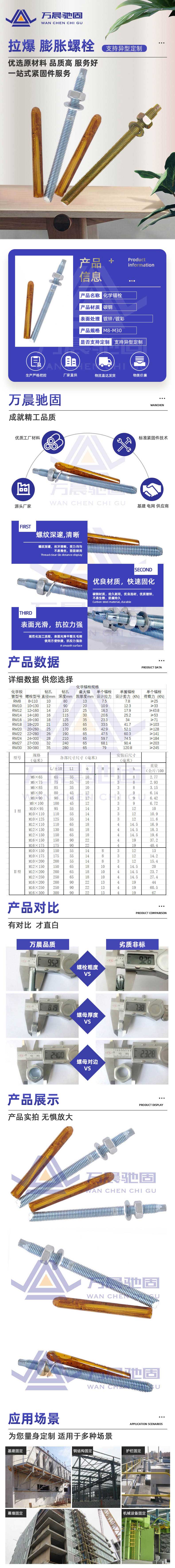 化(huà)學錨栓